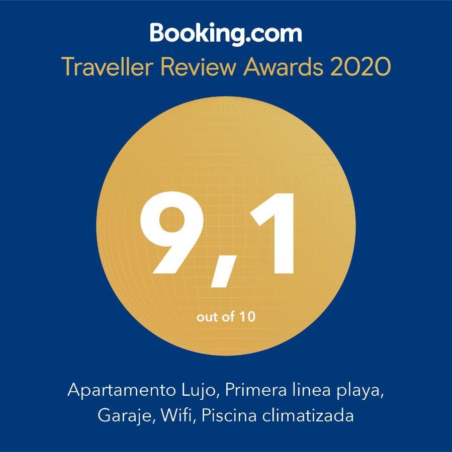 Apartamento Lujo, Primera Linea Playa, Garaje, Wifi, Piscina Climatizada Рокетас де Мар Екстериор снимка