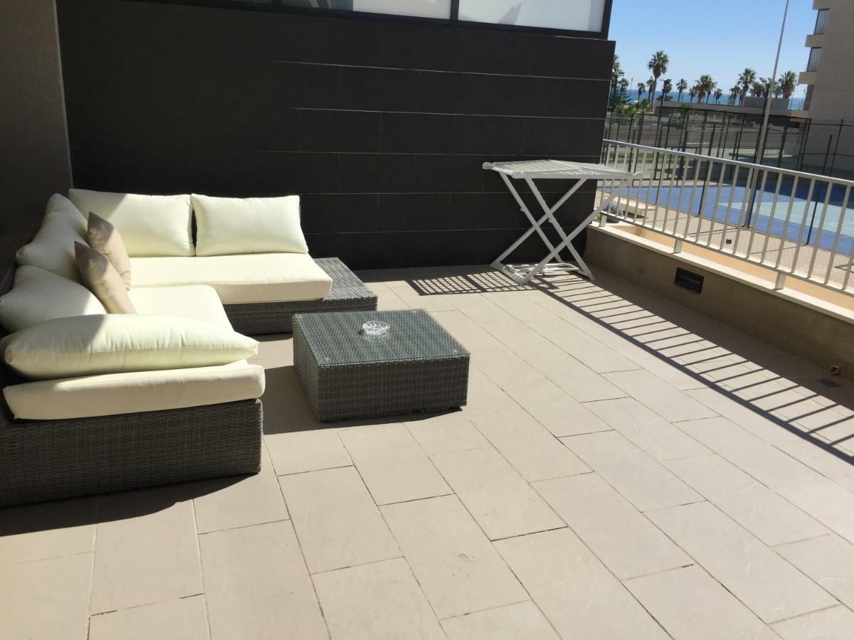 Apartamento Lujo, Primera Linea Playa, Garaje, Wifi, Piscina Climatizada Рокетас де Мар Екстериор снимка